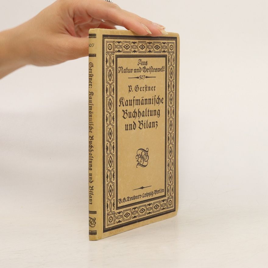 Paul Gerstner Kaufmännische Buchhaltung und Bilanz