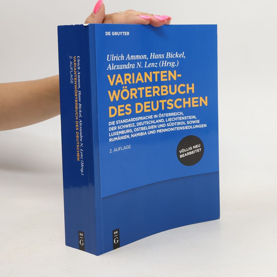 Ulrich Ammon Variantenwörterbuch des Deutschen