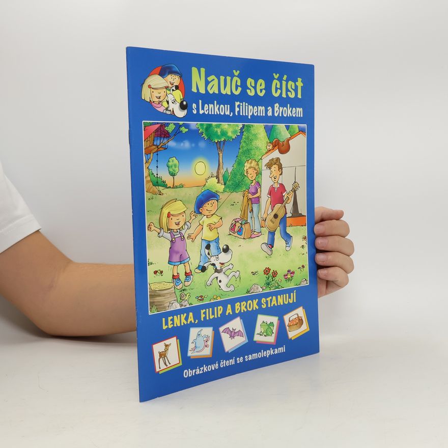 Lenia Major Lenka, Filip a Brok stanují - Obrázkové čtení se samolepkami