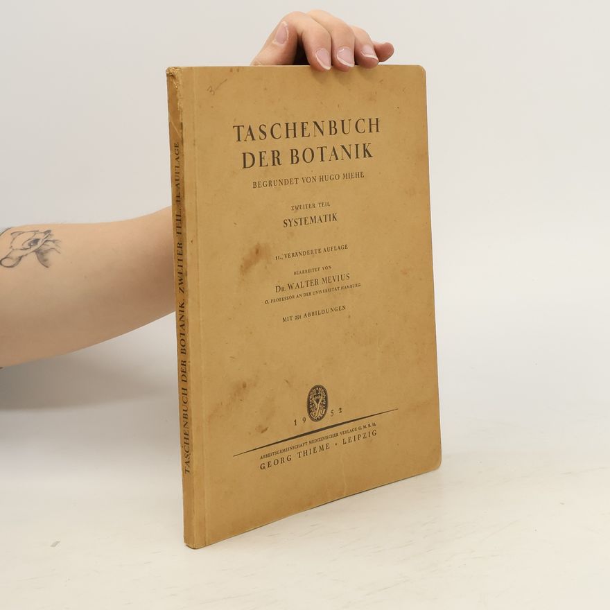 Walter Mevius Taschenbuch der Botanik