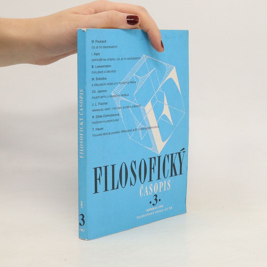 Autorenkollektiv Filosofický časopis 3, 41/1993