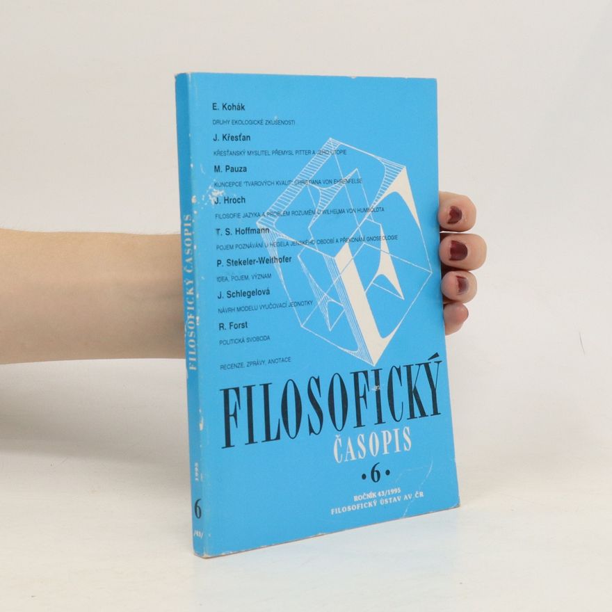 Autorenkollektiv Filosofický časopis 6, 43/1995
