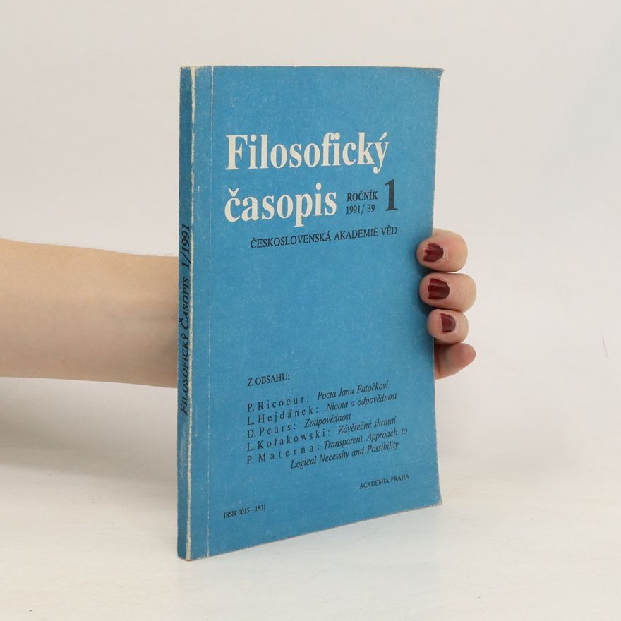 Autorenkollektiv Filosofický časopis 1. 1991/39