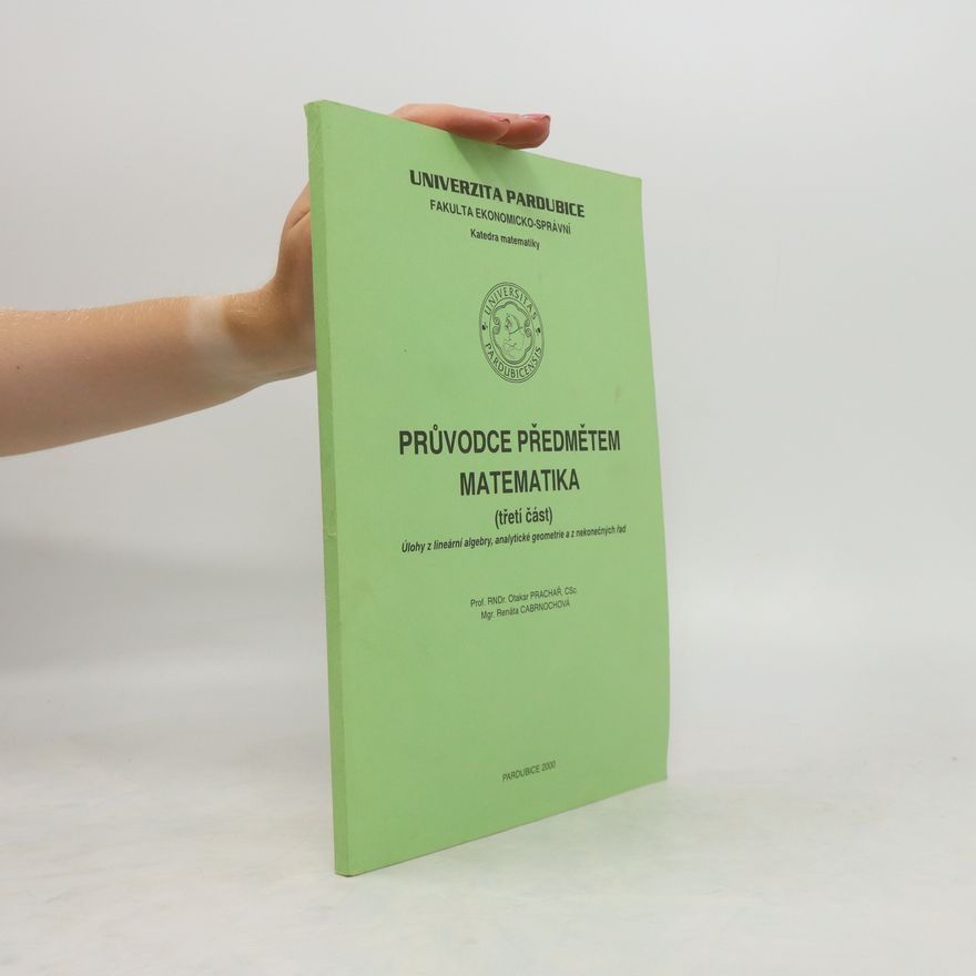 Otakar Prachař Průvodce předmětem Matematika.
