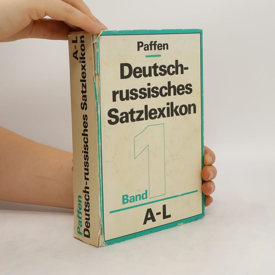 Karl A. Paffen Deutsch-russisches Satzlexikon