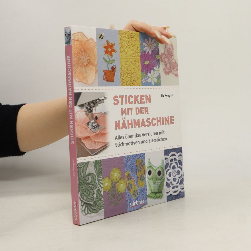 Liz Keegan Sticken mit der Nähmaschine