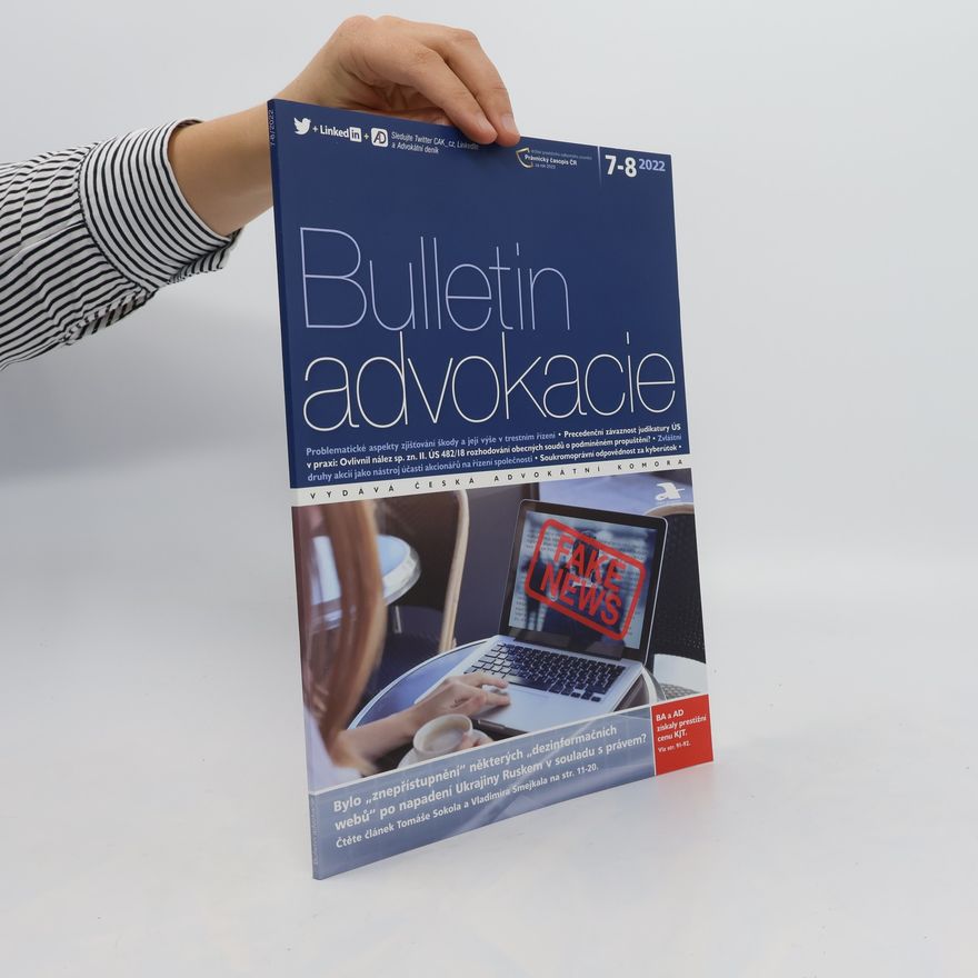 Kolektiv autorů Bulletin advokacie 7-8/2022