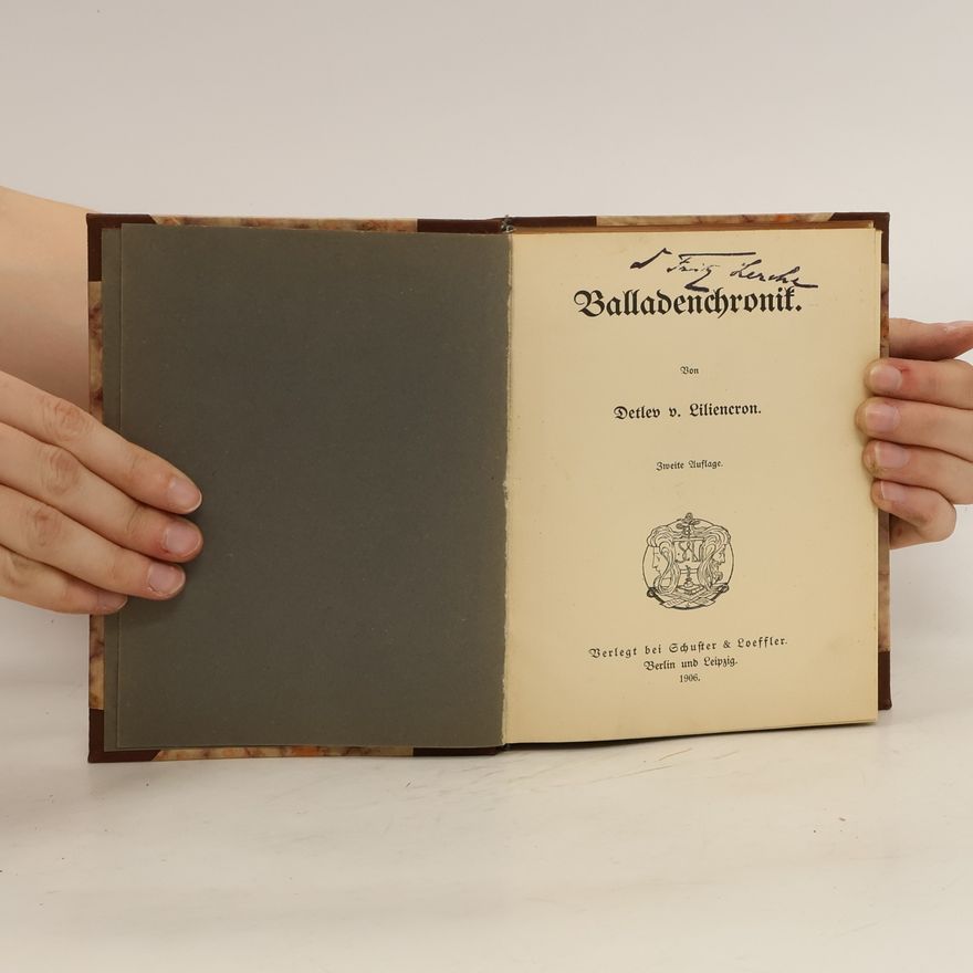Detlev von Liliencron Balladenchronik