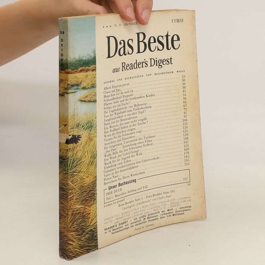 Autorenkollektiv Das Beste aus Reader's Digest 10/1972