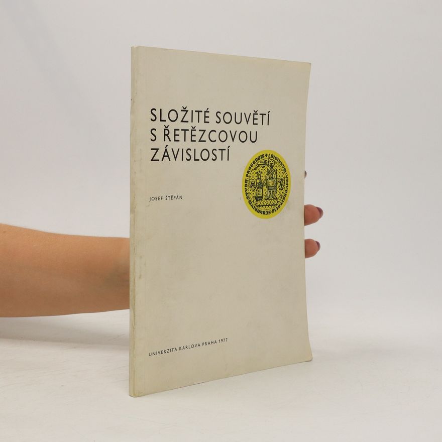 Josef Štěpán Složité souvětí s řetězcovou závislostí
