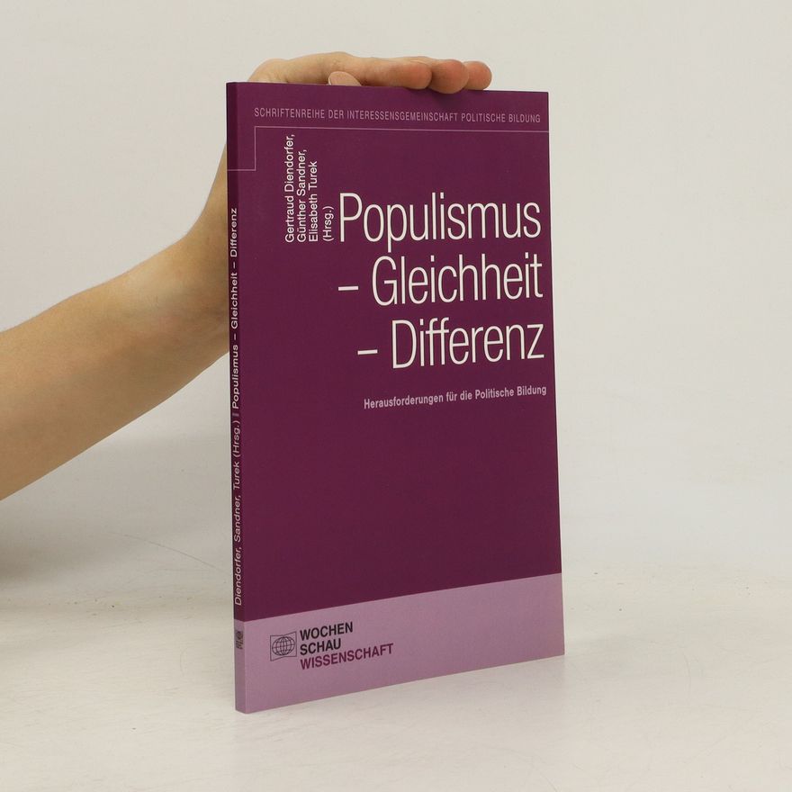 Gertraud Diendorfer Populismus - Gleichheit - Differenz