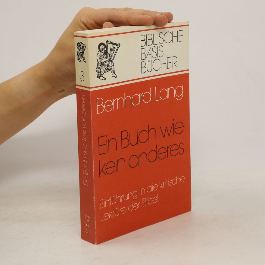 Bernhard Lang Ein Buch wie kein anderes