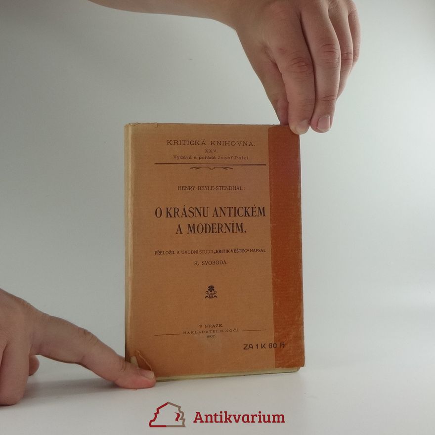 Henry Beyle Stendhal O krásnu antickém a moderním