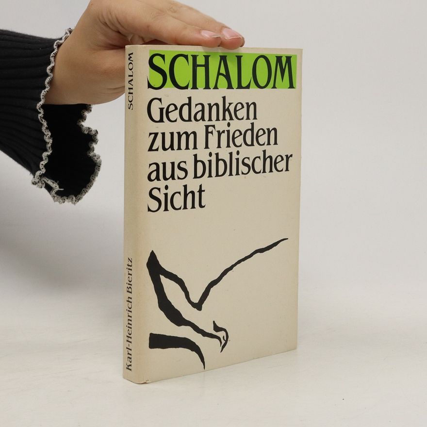 Karl-Heinrich Bieritz Schalom. Gedanken zum Frieden aus biblioscher Sicht