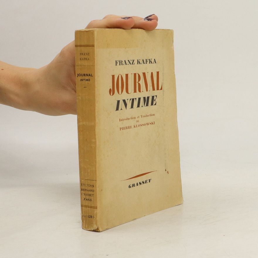 Franz Kafka Journal Intime