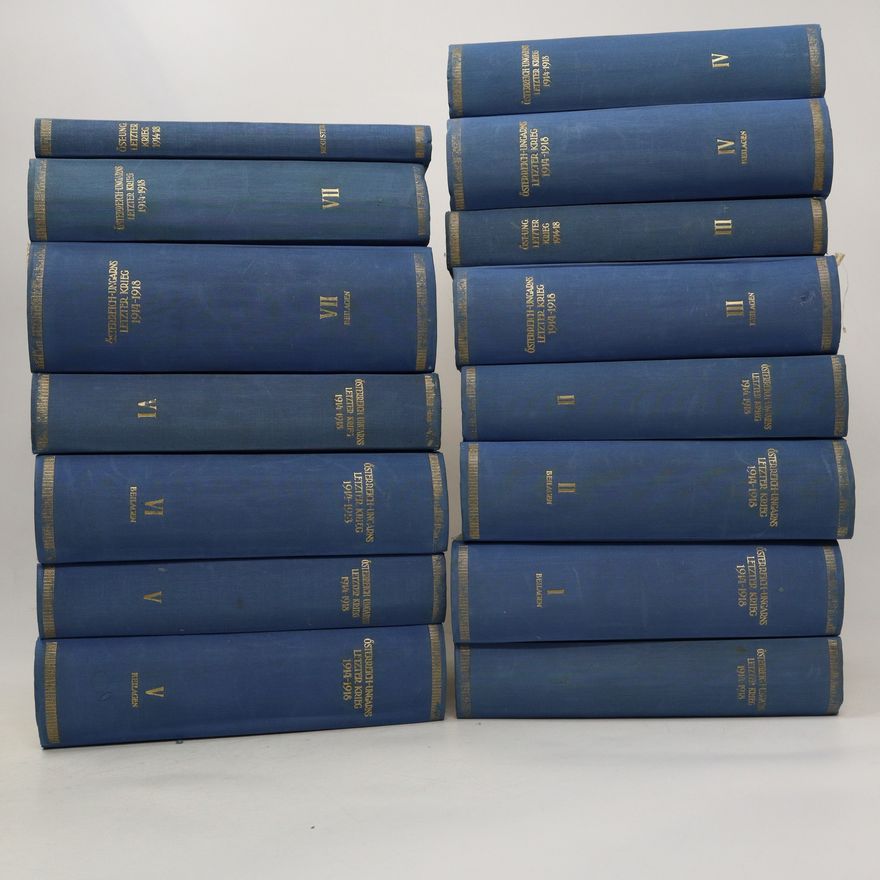 Autorenkollektiv Österreich-Ungarns letzter Krieg 1914-1918 I-VII + Register