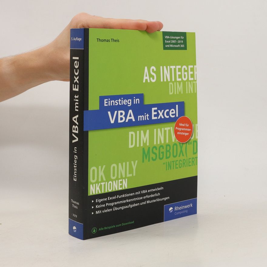 Thomas Theis Einstieg in VBA mit Excel