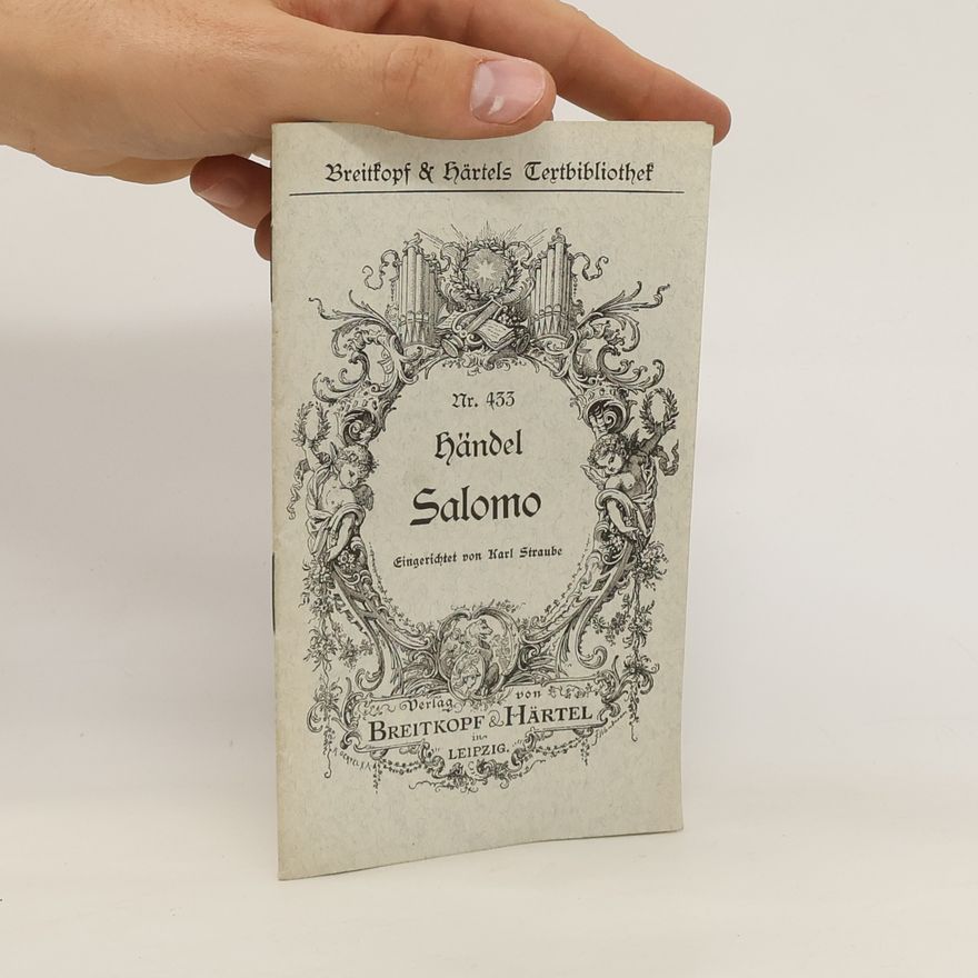 George Frideric Handel Salomo