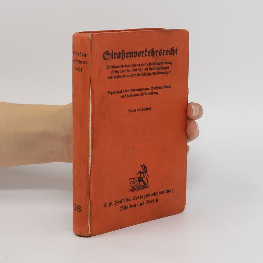 Autorenkollektiv Straßenverkehrsrecht