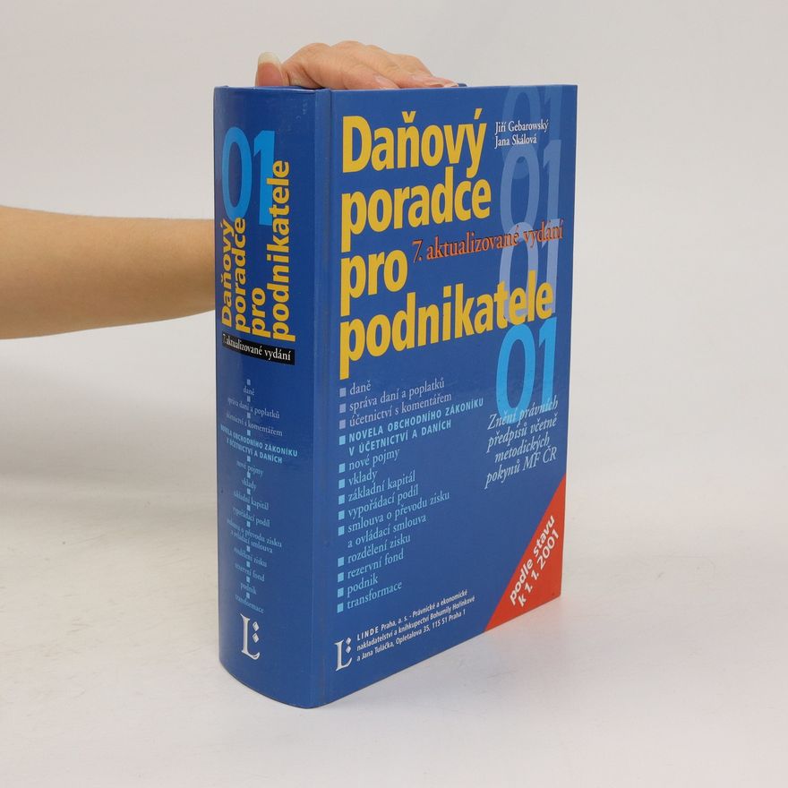 Jana Kunešová-Skálová Daňový poradce pro podnikatele 2001