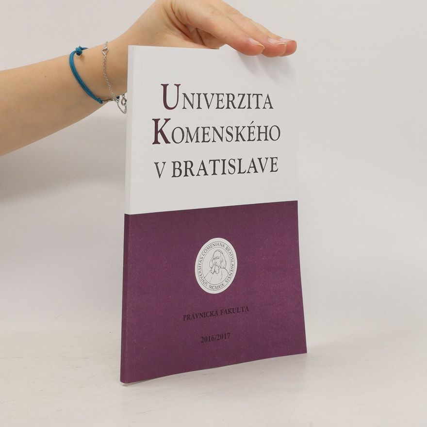 Kolektiv autorů Univerzita Komenského v Bratislave