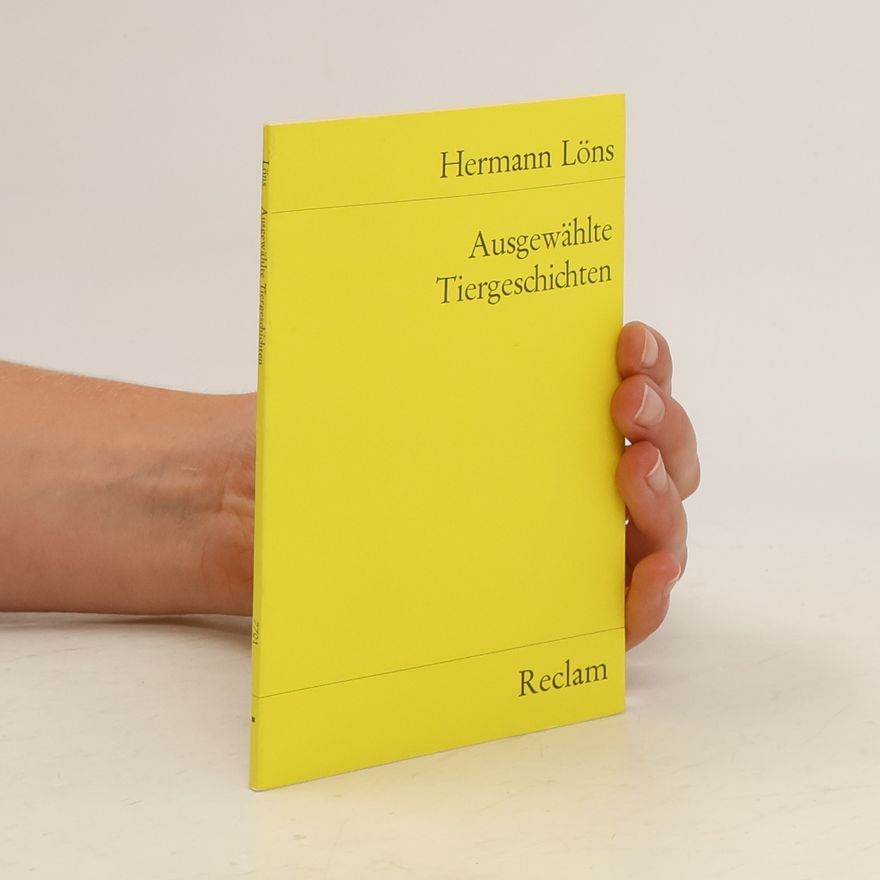 Hermann Löns Ausgewählte Tiergeschichten