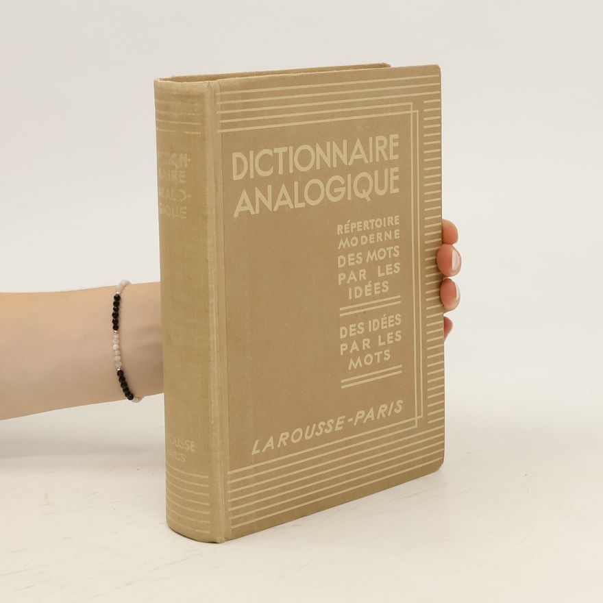 Charles Maquet Dictionnaire analogique