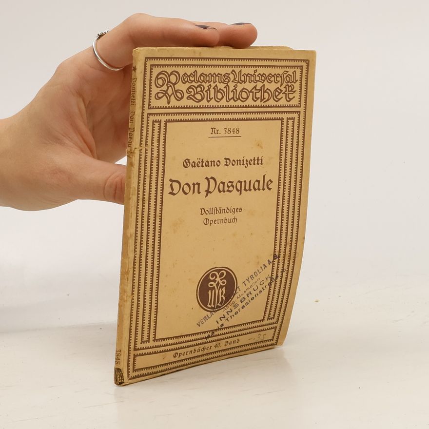 Gaetano Donizetti Don Pasquale