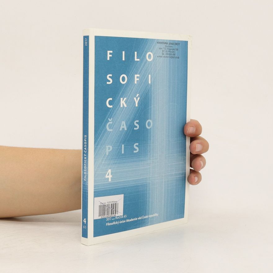 Kolektiv autorů Filosofický časopis 4/2017