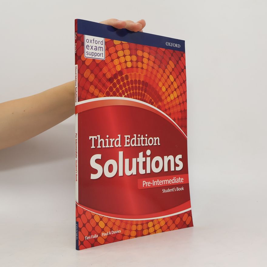 Tim Falla Solutions Pre-intermediate Student´s Book and Online Practice Pack 3rd (International Edition)