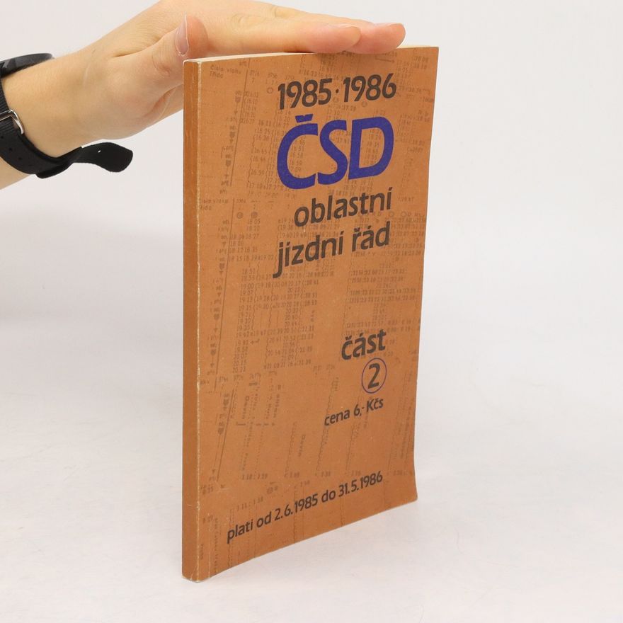 Kolektiv autorů ČSD Oblastní jízdní řád