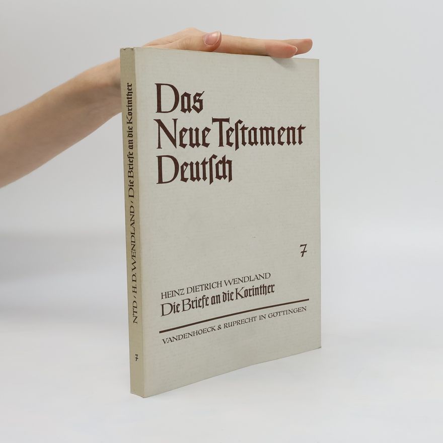 HeinzDietrich Wendland Das Neue Testament Deutsch 7