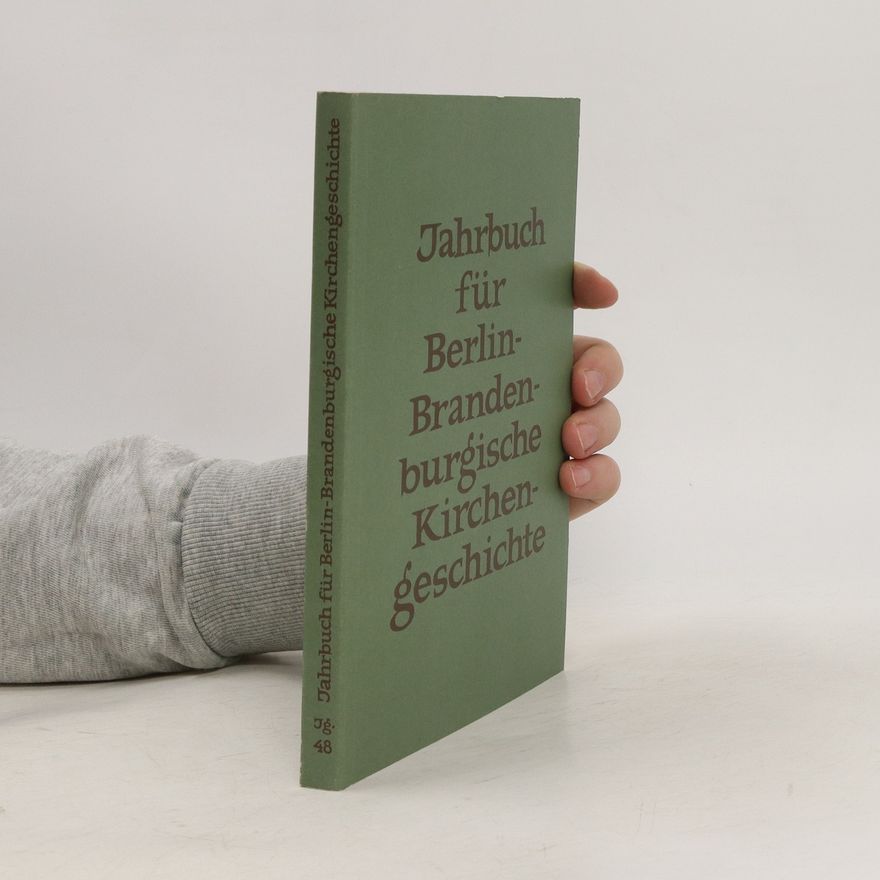 Autorenkollektiv Jahrbuch für Berlin-Brandenburgische Kirchengeschichte