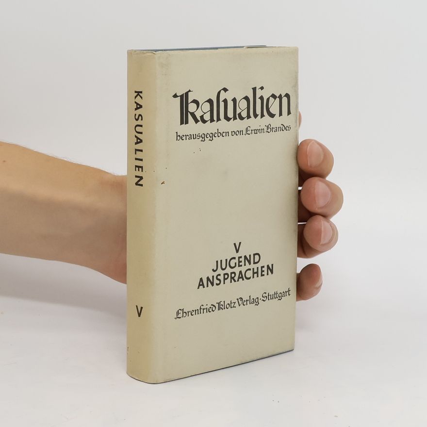 Erwin Brandes Kasualien V Jugendansprachen