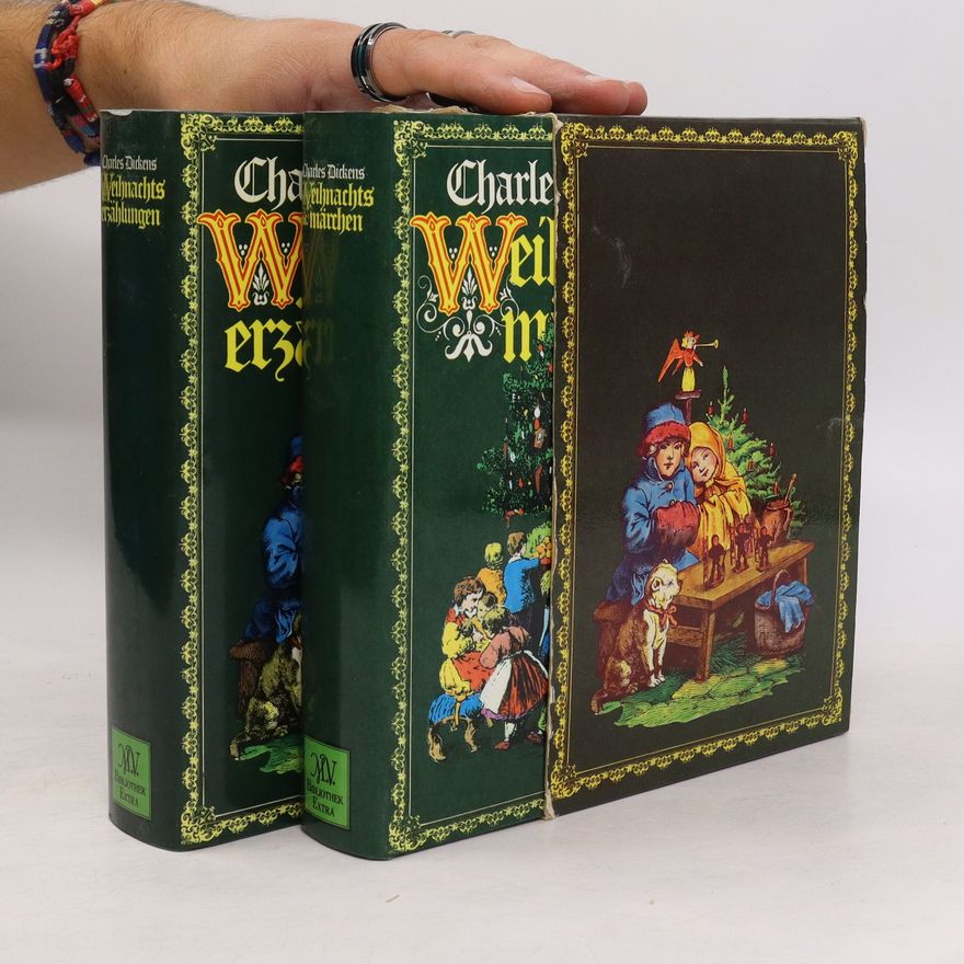 Charles Dickens Weihnachts mänchen, Weinachts erzählungen (2 knihy)