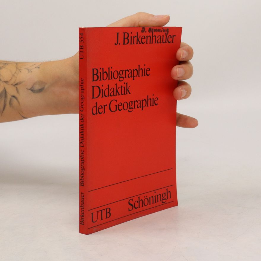 Josef Birkenhauer Bibliographie Didaktik der Geographie