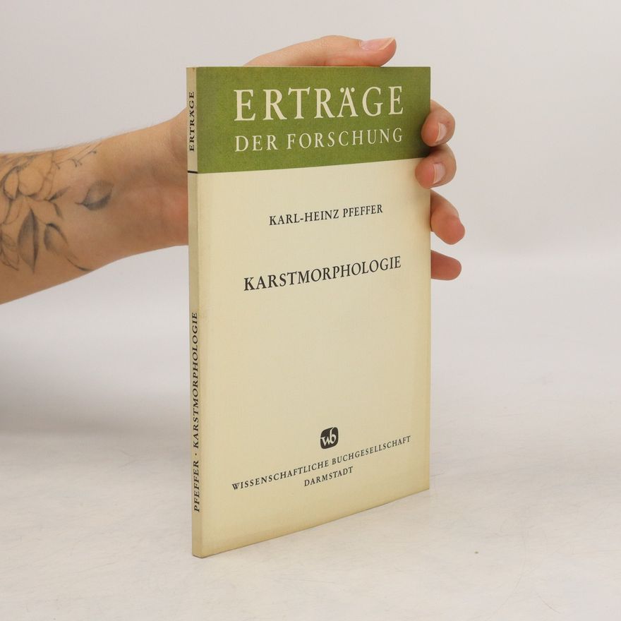 Karl Pfeffer Karstmorphologie