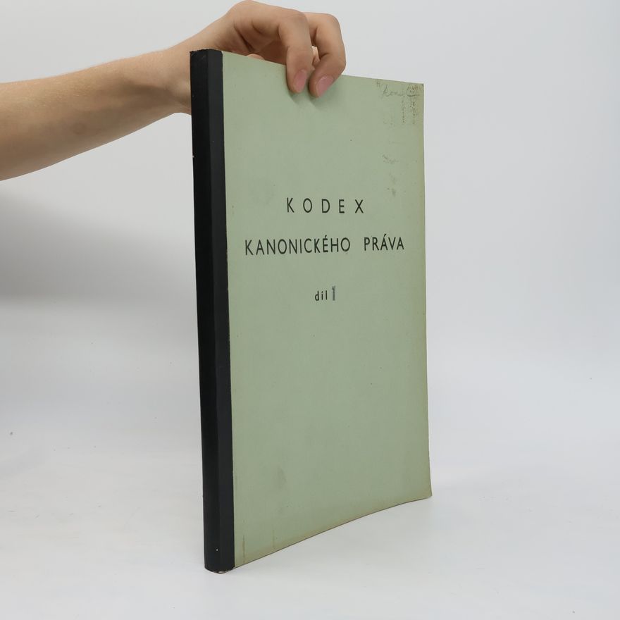 Collectif d'auteurs Kodex kanonického práva díl 1.