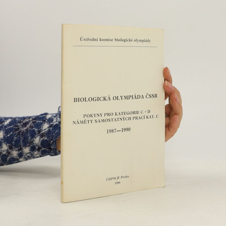 Collectif d'auteurs Biologická olympiáda ČSSR