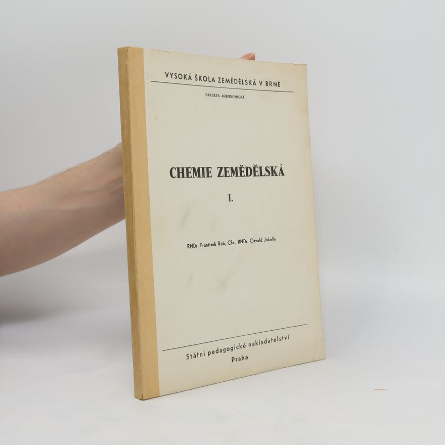 Osvald Jokelle Chemie zemědělská I.