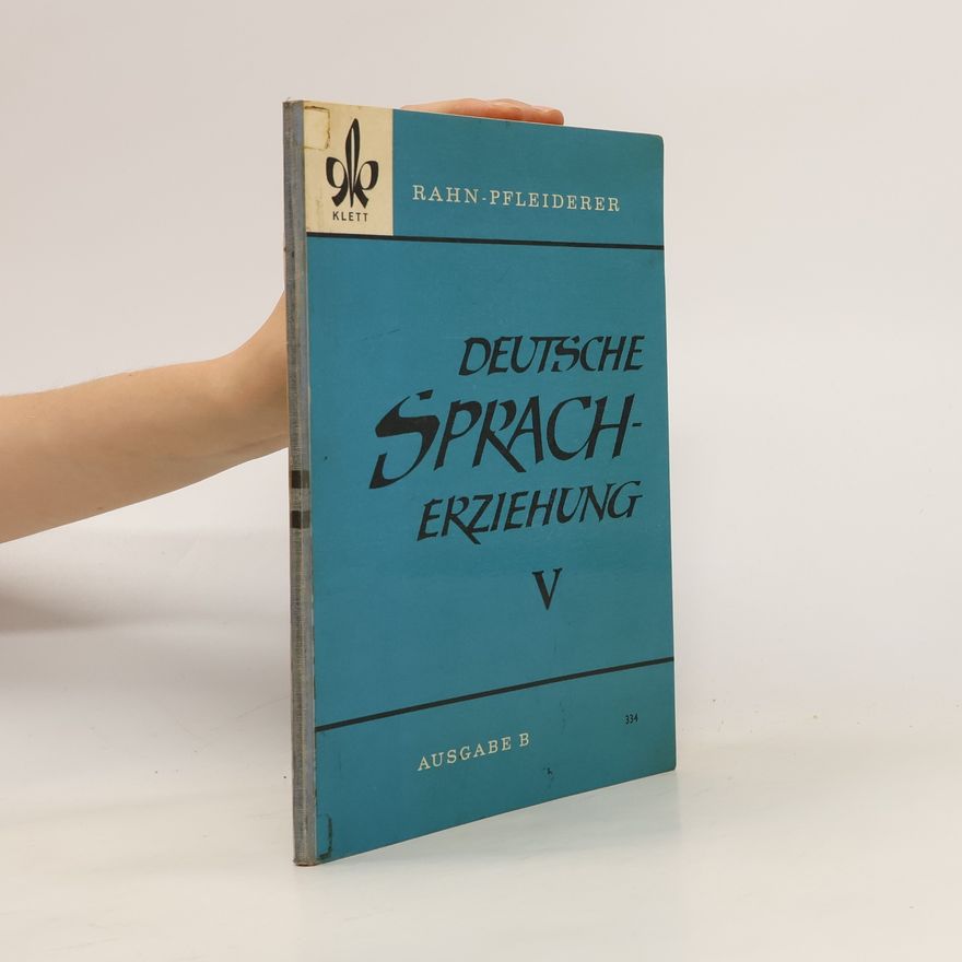 Fritz Rahn Deutsche Spracherziehung VI. Ausgabe B