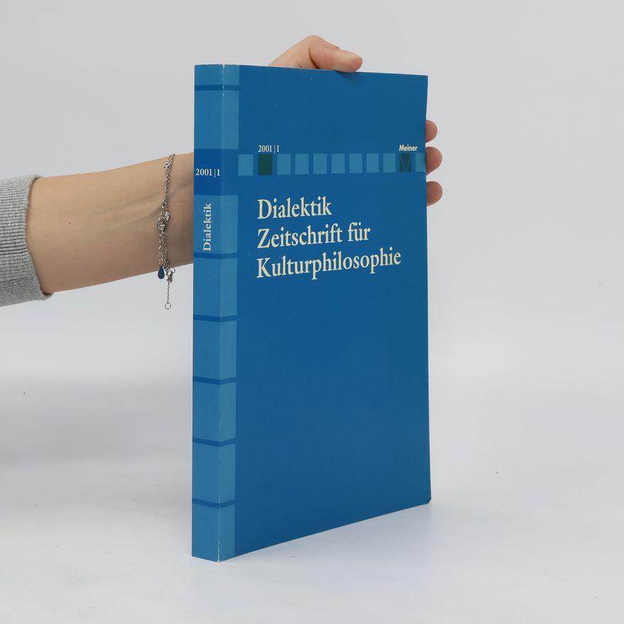 Autorenkollektiv Dialektik Zeitschrift für Kulturphilosophie 2/2001