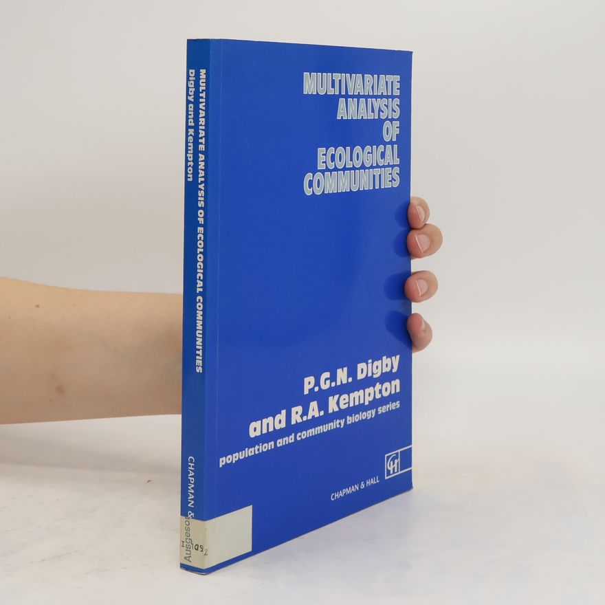 R.A. Kempton Multivariate Analysis of Ecological Communities