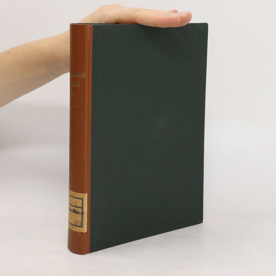 Ernst Devrient  Urkundenbuch der Stadt Jena. Band 3