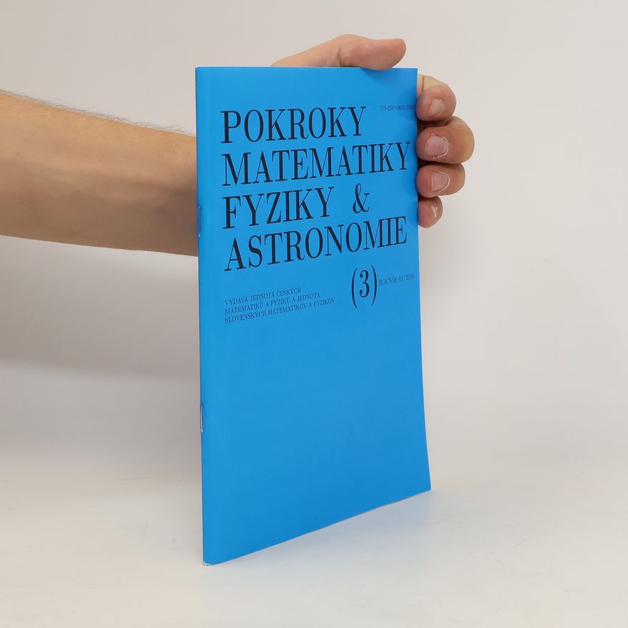 Collectif d'auteurs Pokroky matematiky fyziky & astronomie 3: 61/2016