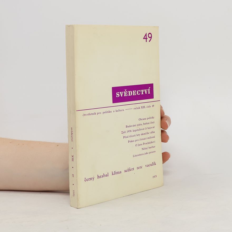 Kolektív autorov Svědectví 49/1975
