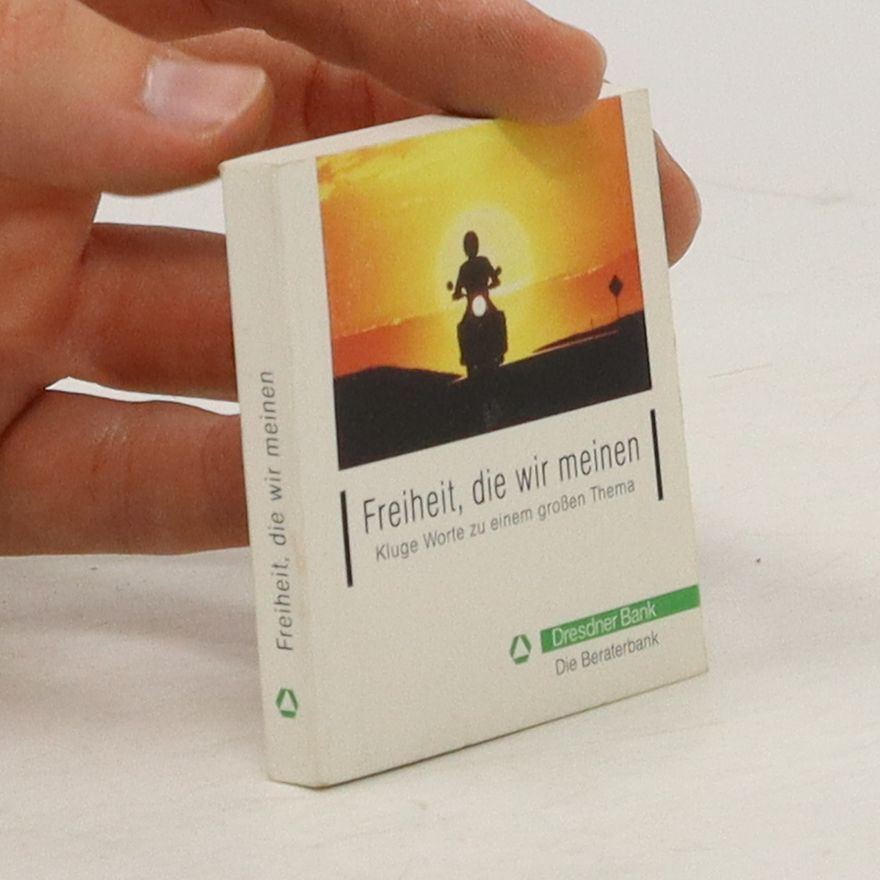 Various authors Freiheit, die wir meinen