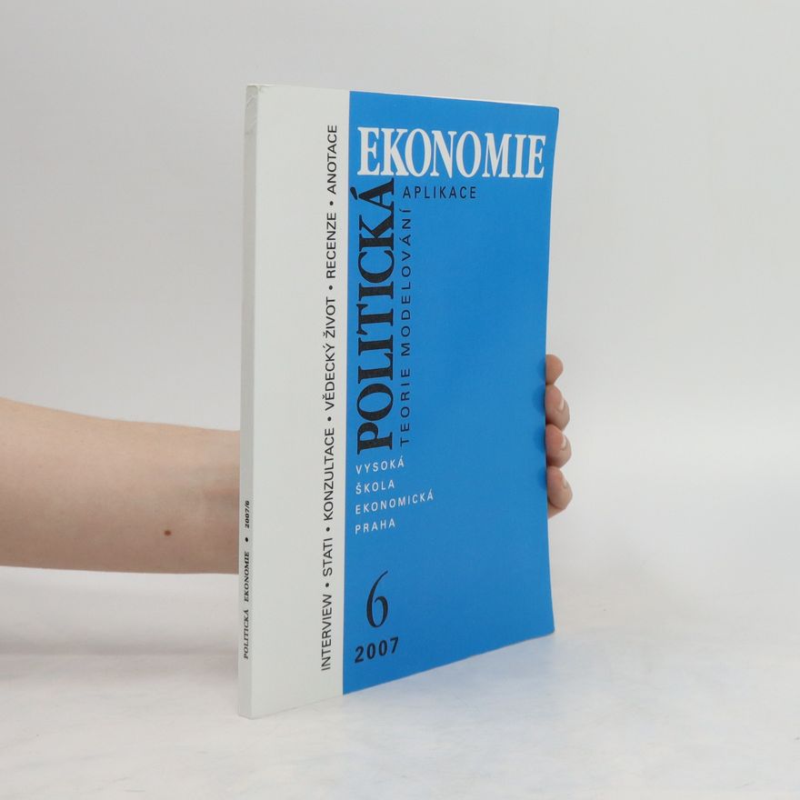 Kolektiv autorů Politická ekonomie 6/2007