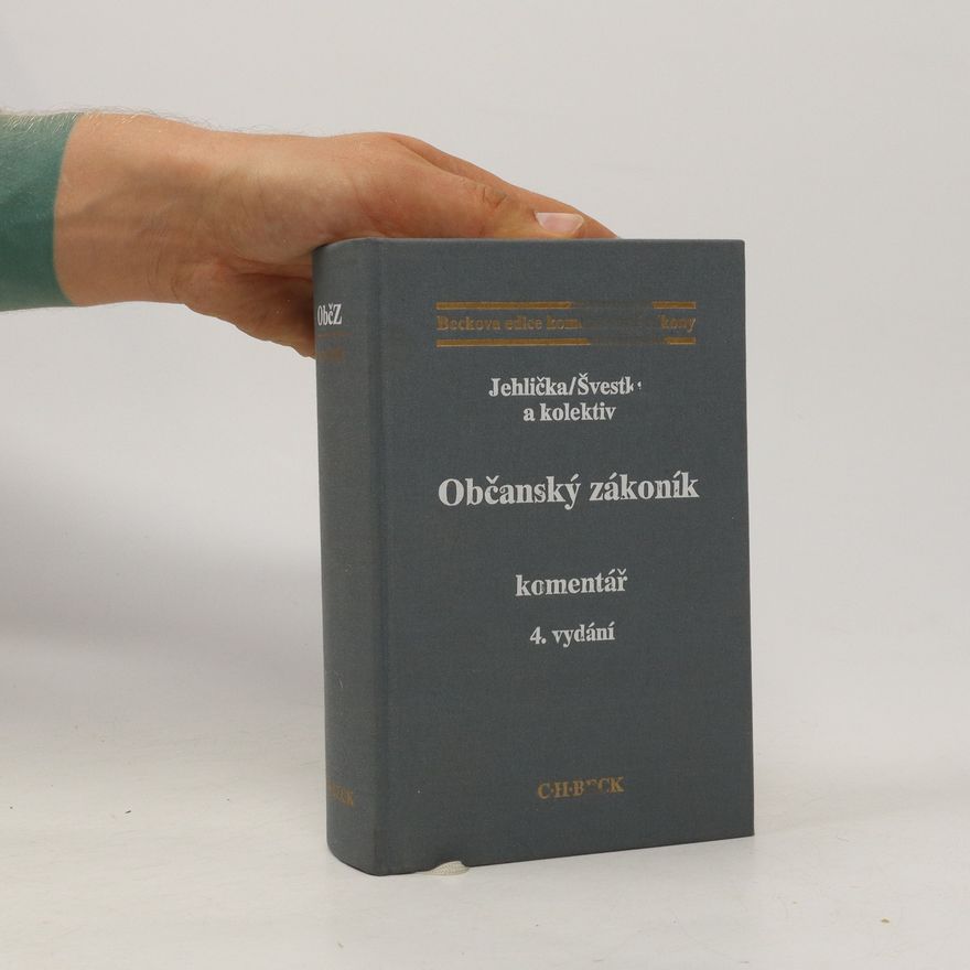 Oldřich Jehlička Občanský zákoník