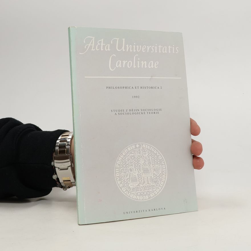 Kolektiv autorů Acta universitatis Carolinae Philosophica et Historica 1